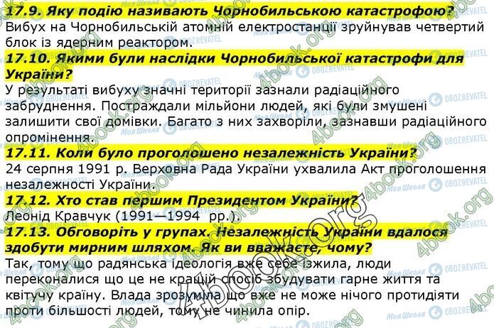 ГДЗ Історія України 5 клас сторінка 17.9-17.13