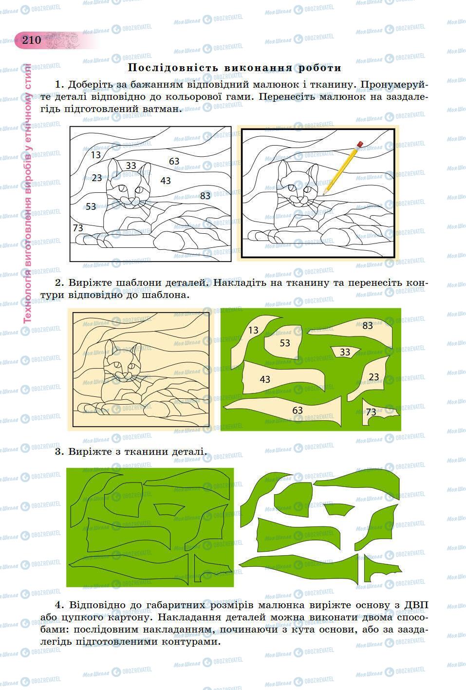 Підручники Трудове навчання 9 клас сторінка 210