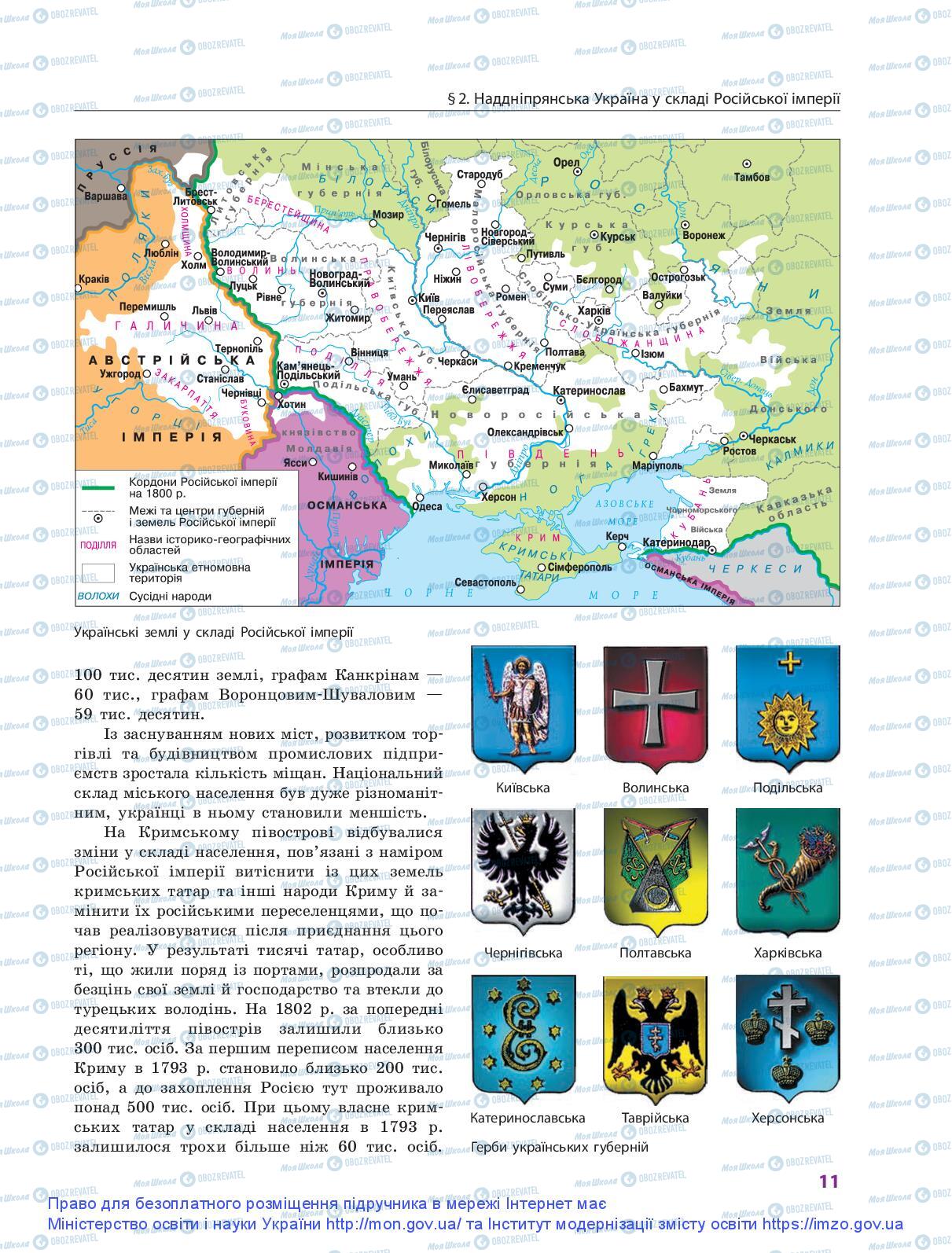 Учебники История Украины 9 класс страница 11