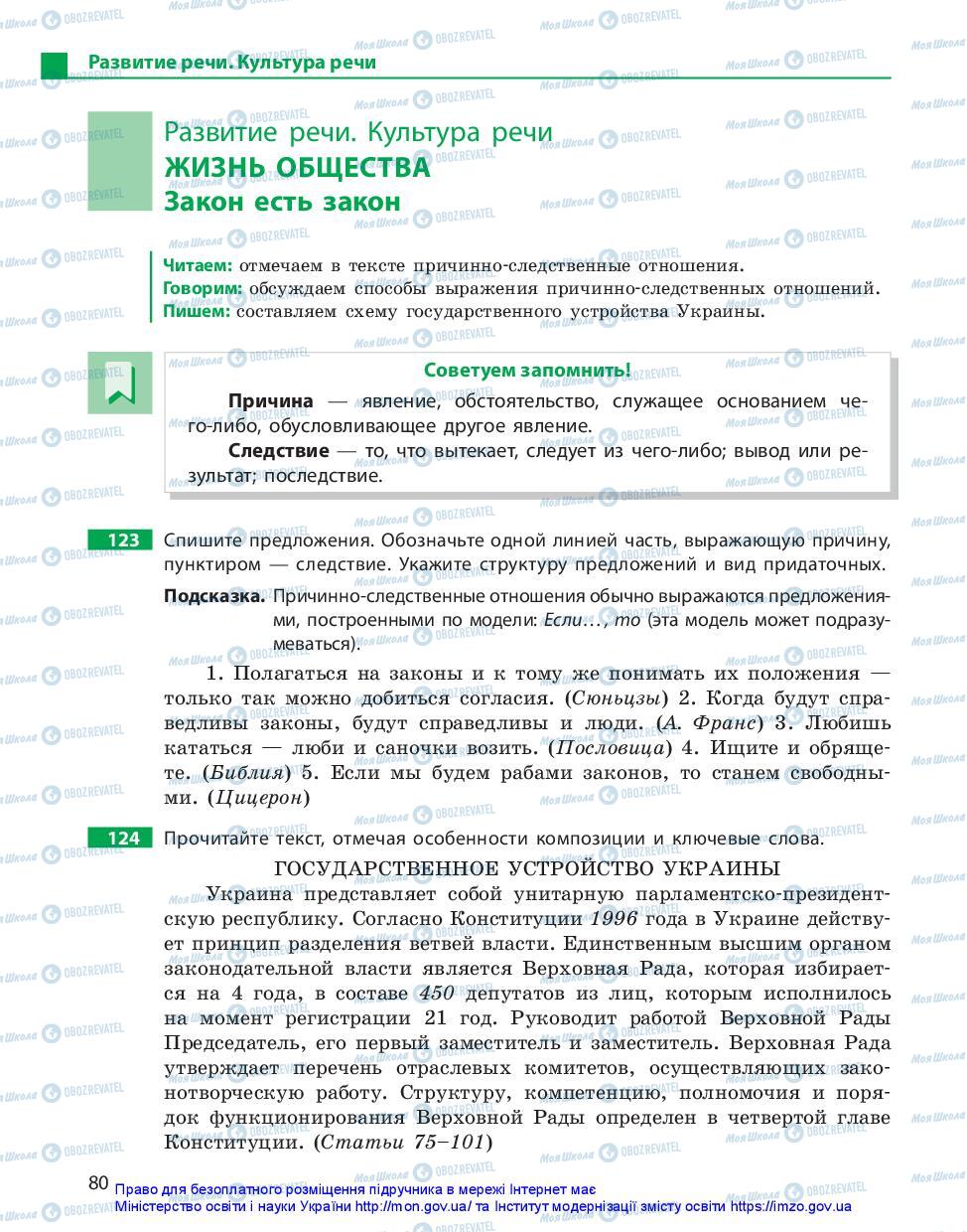 Учебники Русский язык 10 класс страница 80