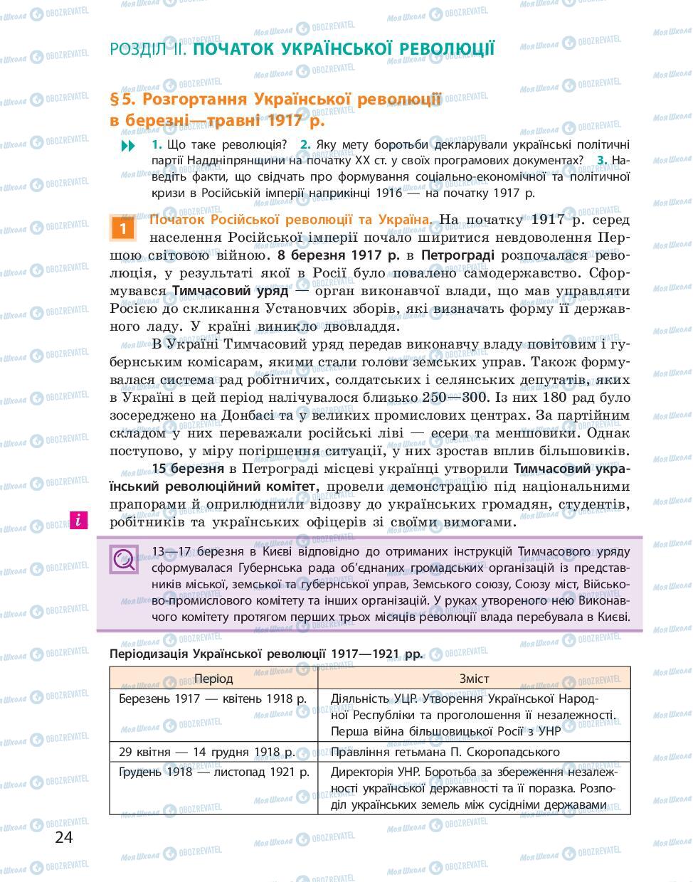Учебники История Украины 10 класс страница  24