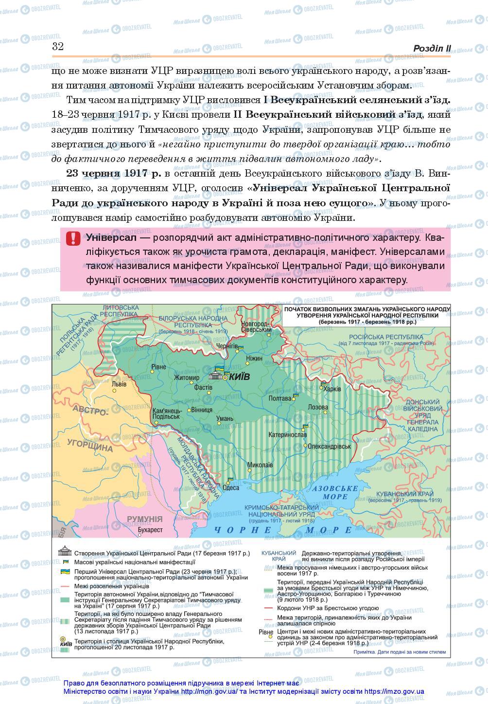 Учебники История Украины 10 класс страница 32