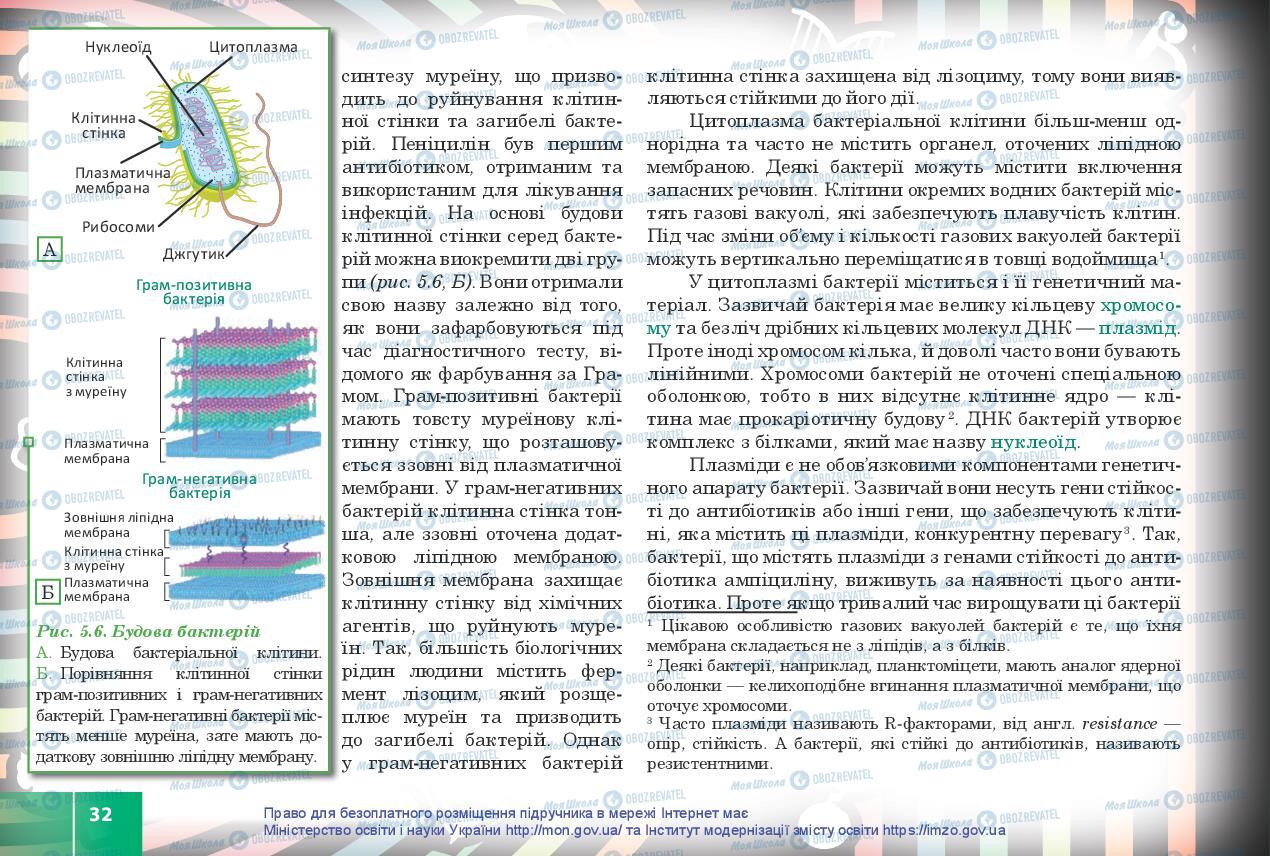 Підручники Біологія 10 клас сторінка 32