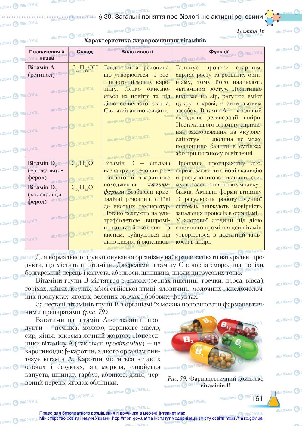 Підручники Хімія 10 клас сторінка 161