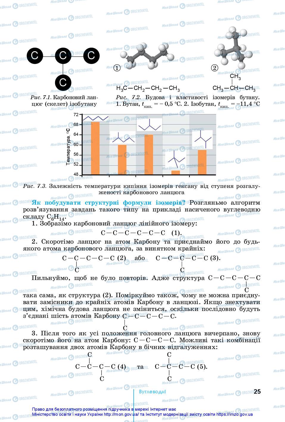 Підручники Хімія 10 клас сторінка 25