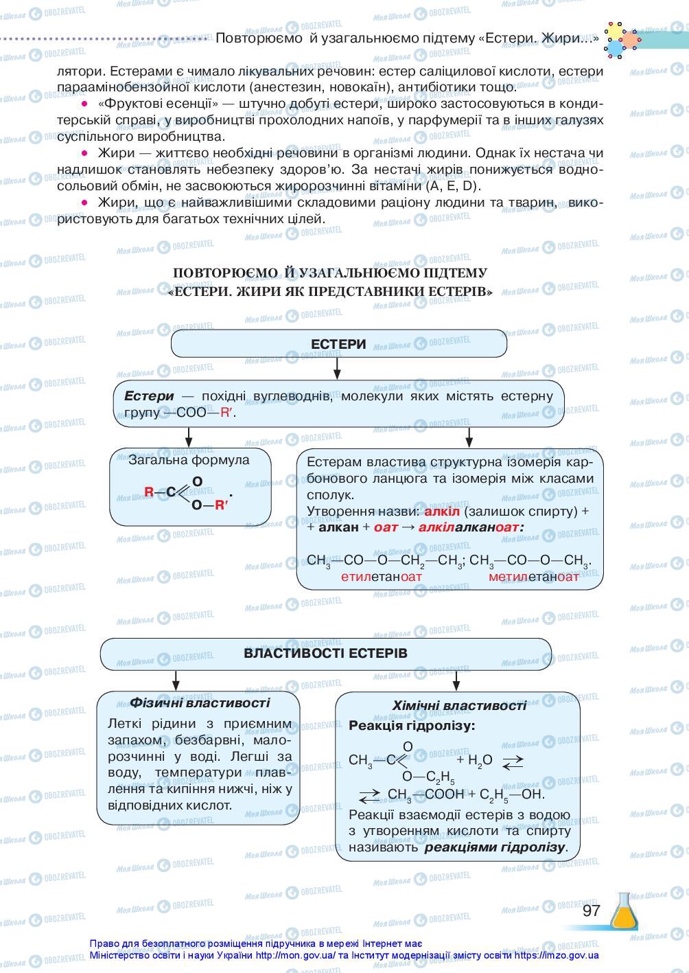 Підручники Хімія 10 клас сторінка 97