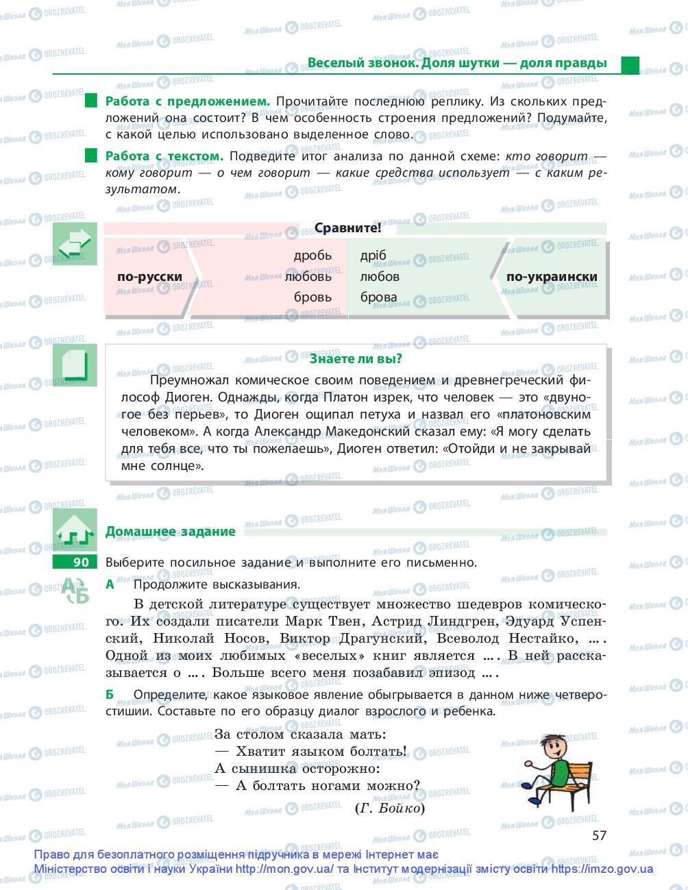 Учебники Русский язык 9 класс страница 57