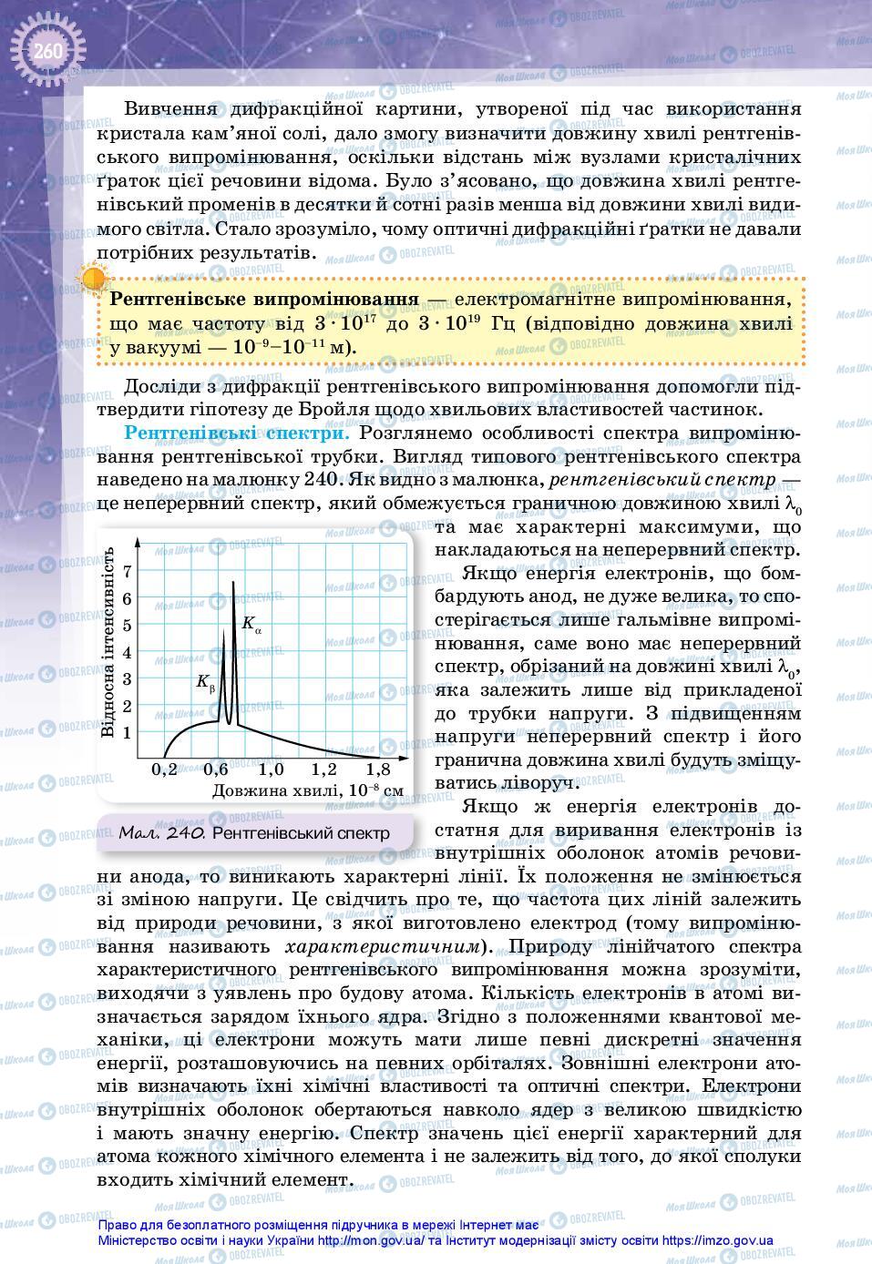 Учебники Физика 11 класс страница 260
