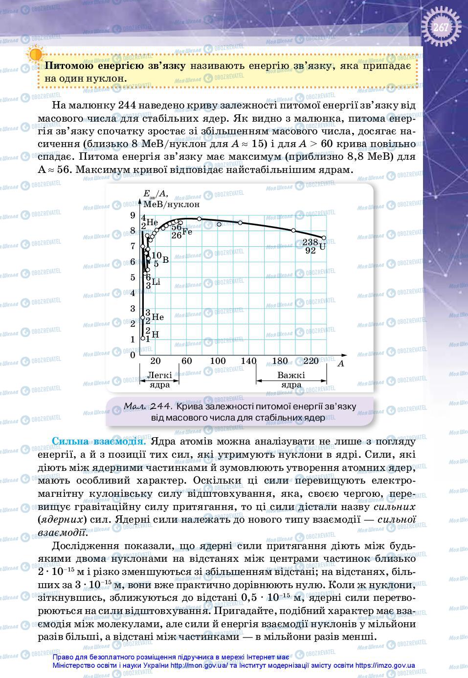 Учебники Физика 11 класс страница 267