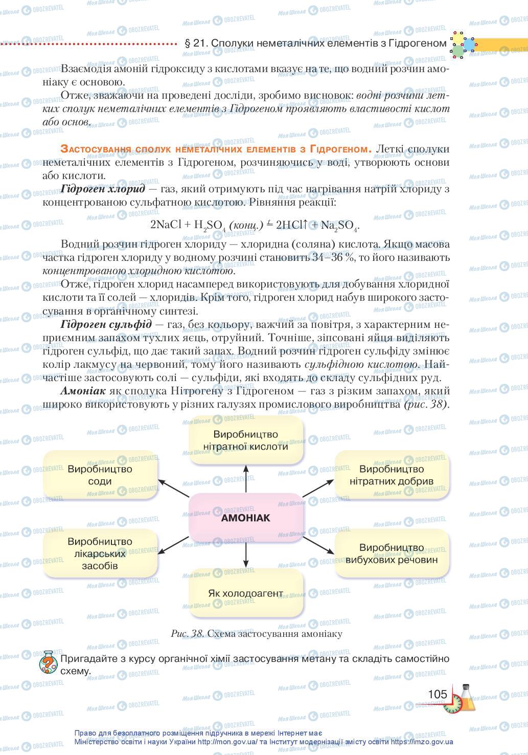 Підручники Хімія 11 клас сторінка 105