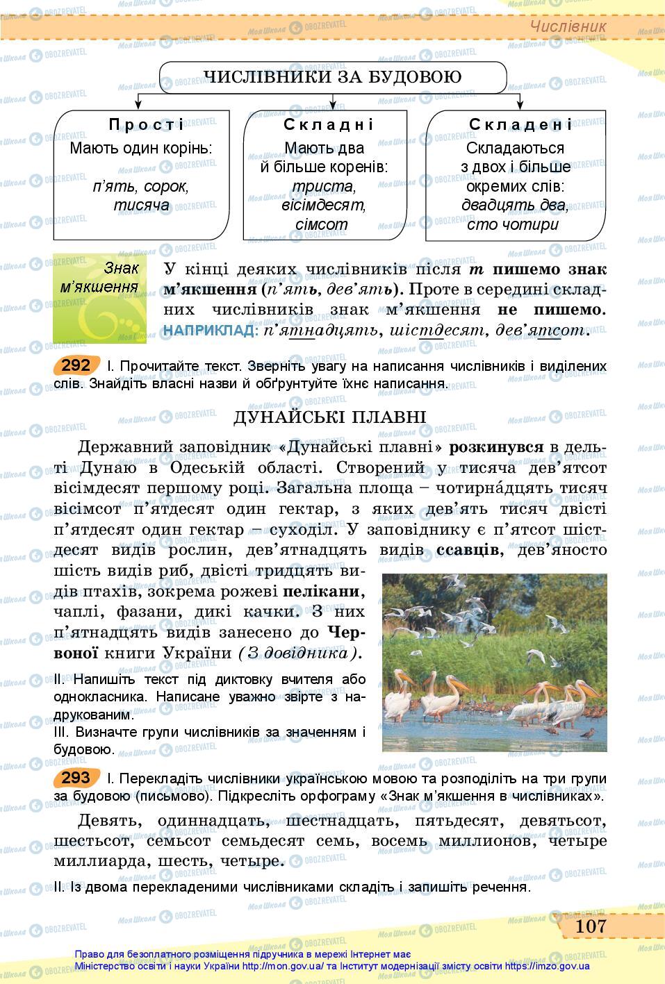 Підручники Українська мова 6 клас сторінка 107