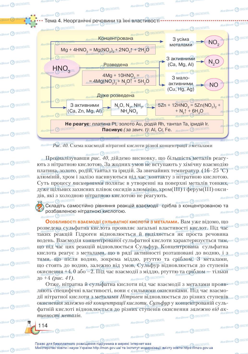 Підручники Хімія 11 клас сторінка 114