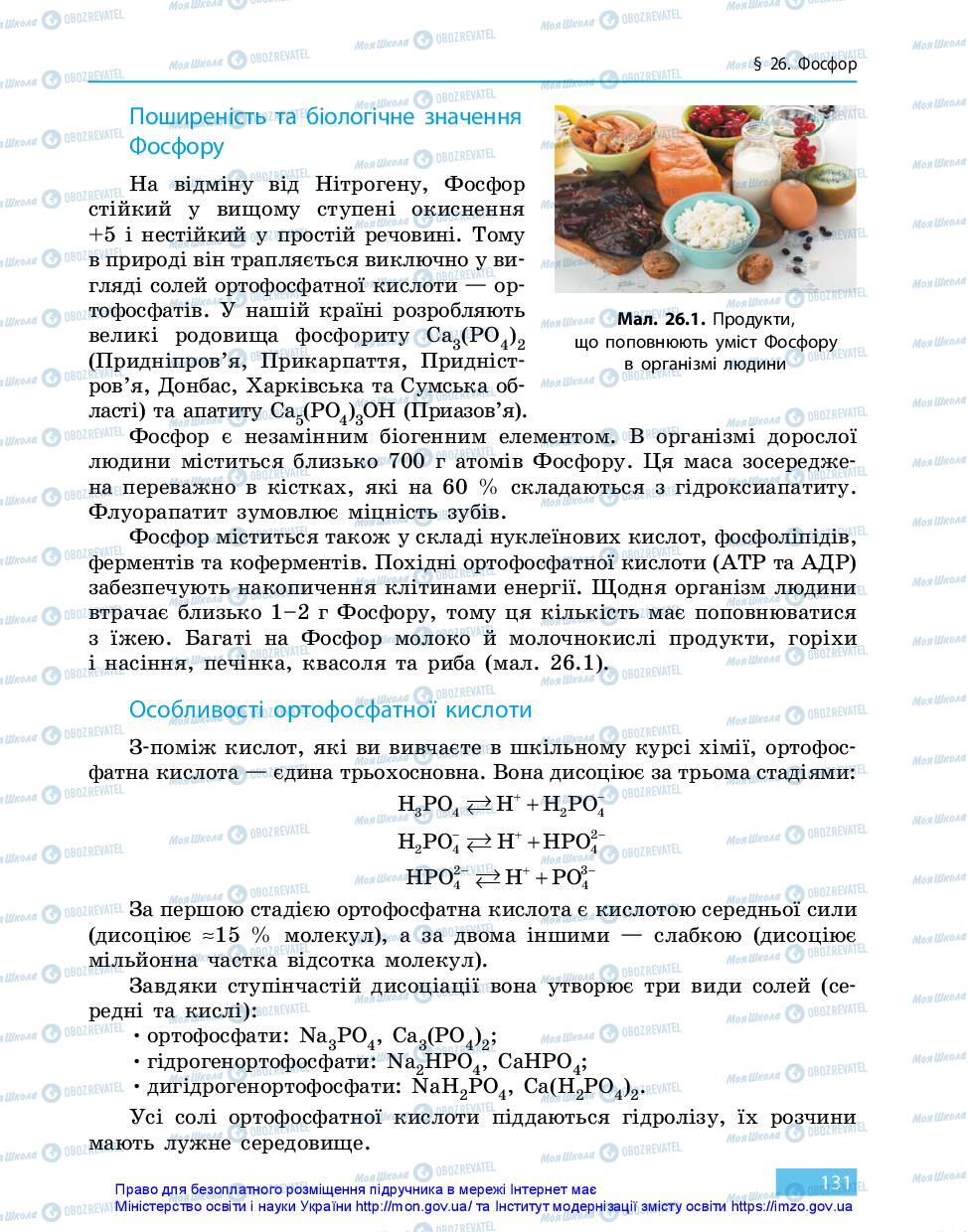 Підручники Хімія 11 клас сторінка 131