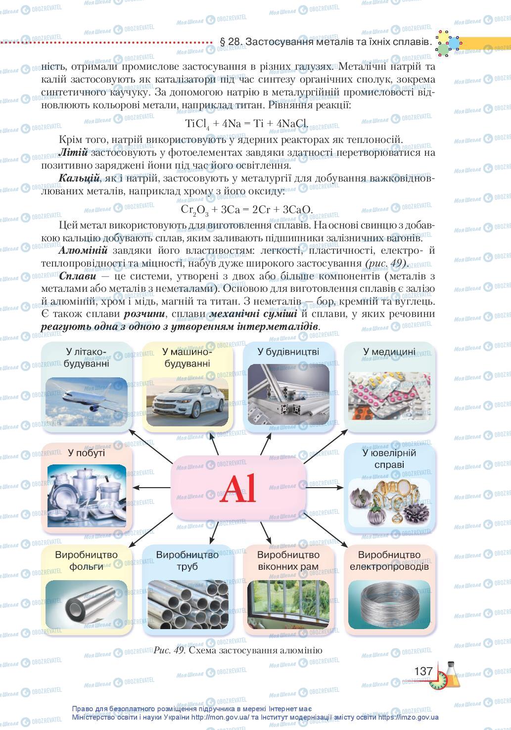 Підручники Хімія 11 клас сторінка 137