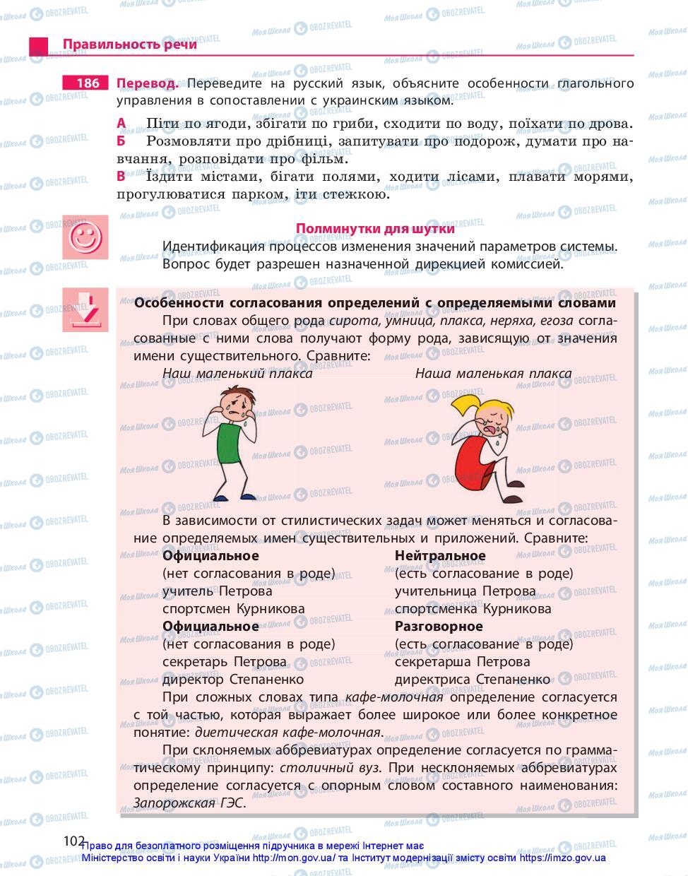Учебники Русский язык 11 класс страница 102