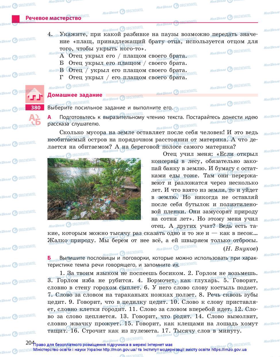 Учебники Русский язык 11 класс страница 204