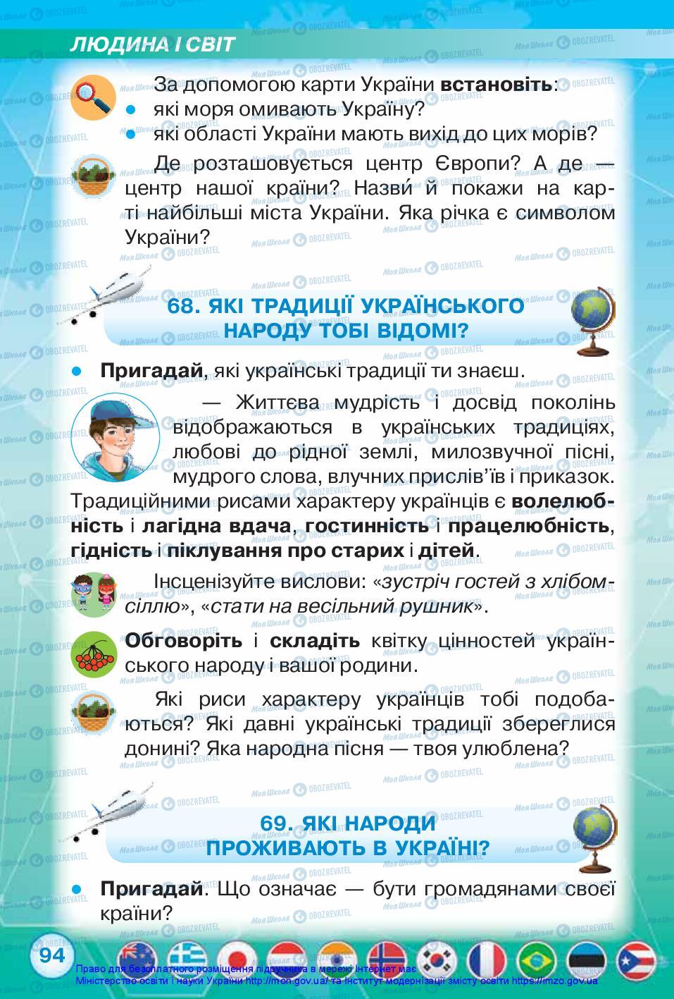 Підручники Я досліджую світ 2 клас сторінка 94