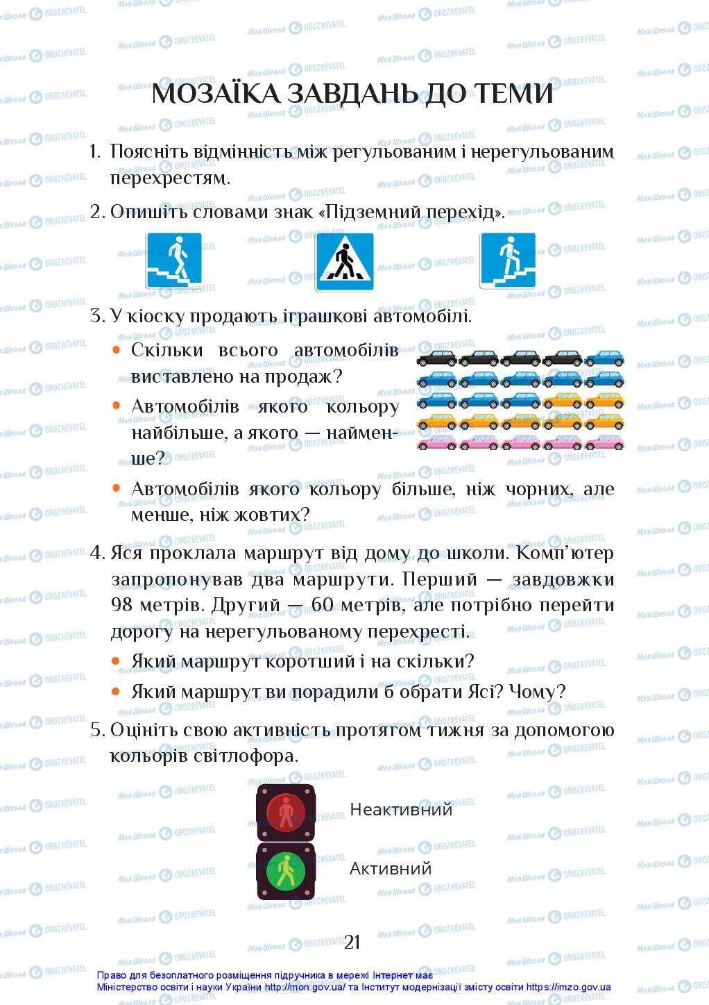 Підручники Я досліджую світ 2 клас сторінка 21