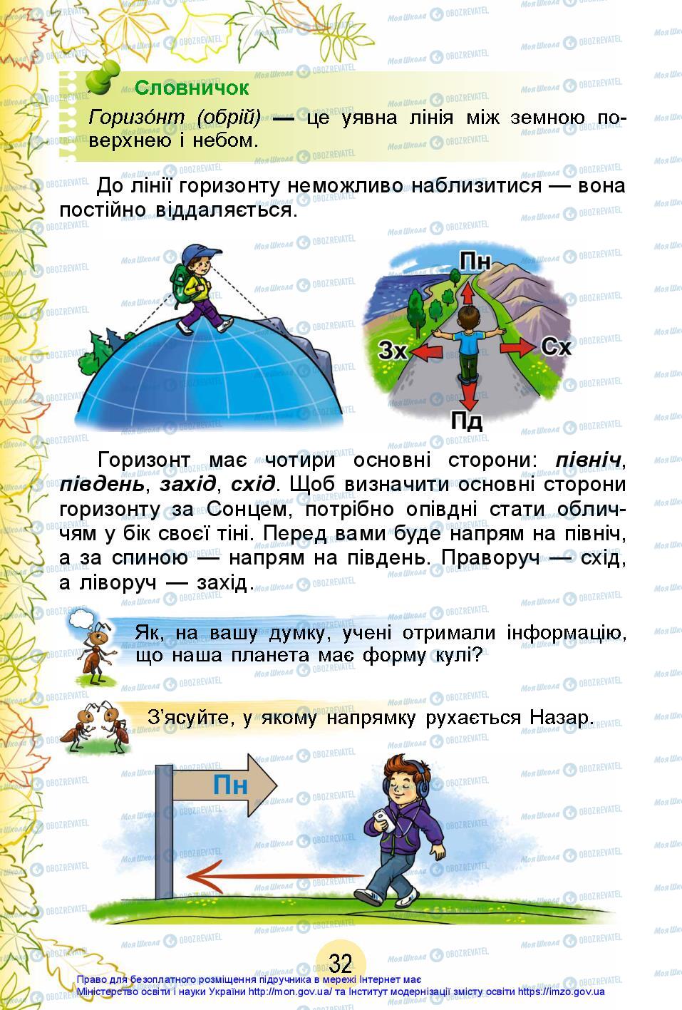 Підручники Я досліджую світ 2 клас сторінка 32