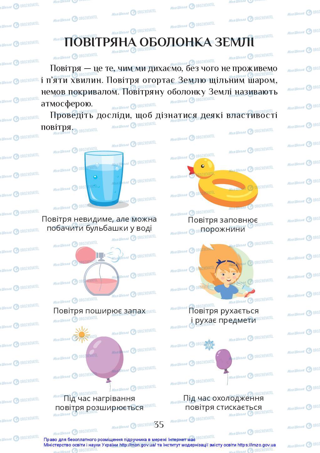 Підручники Я досліджую світ 2 клас сторінка 35