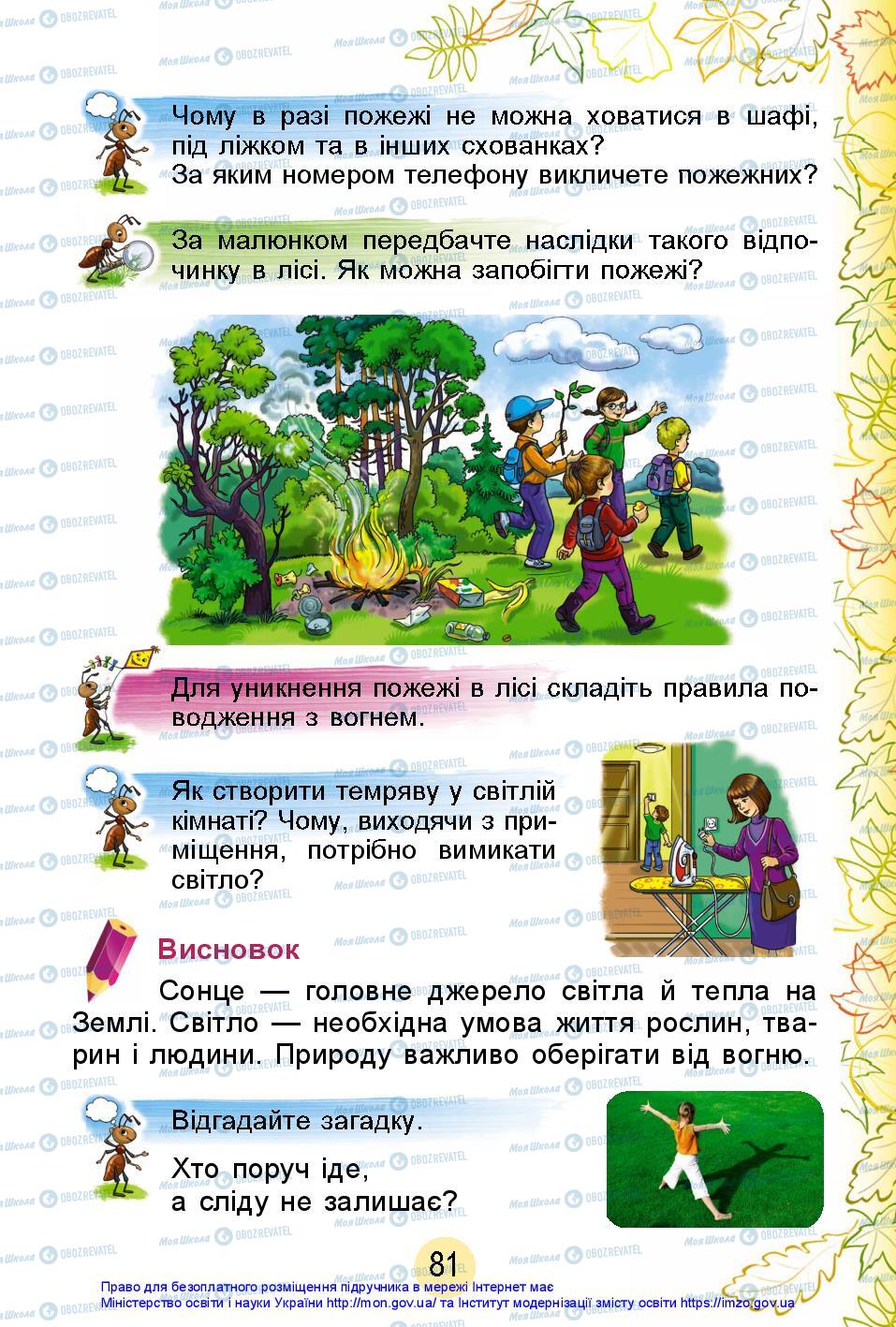 Підручники Я досліджую світ 2 клас сторінка 81