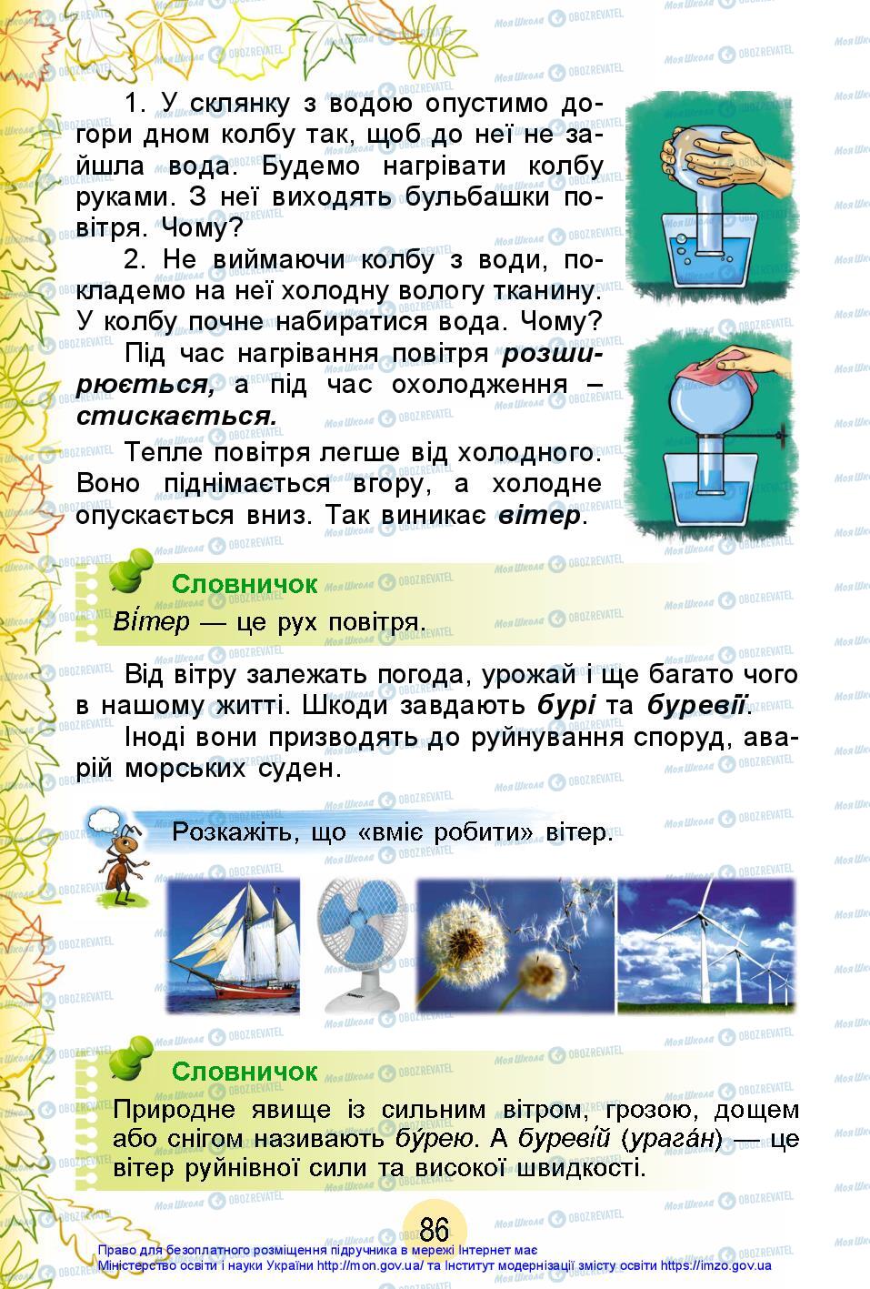 Підручники Я досліджую світ 2 клас сторінка 86