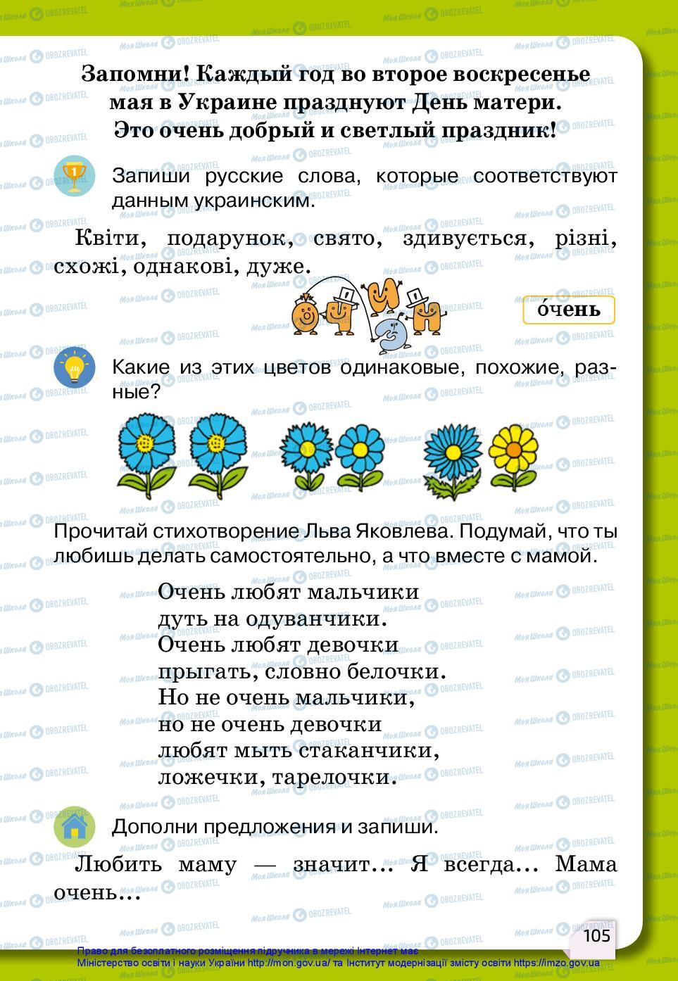 Учебники Русский язык 2 класс страница 105