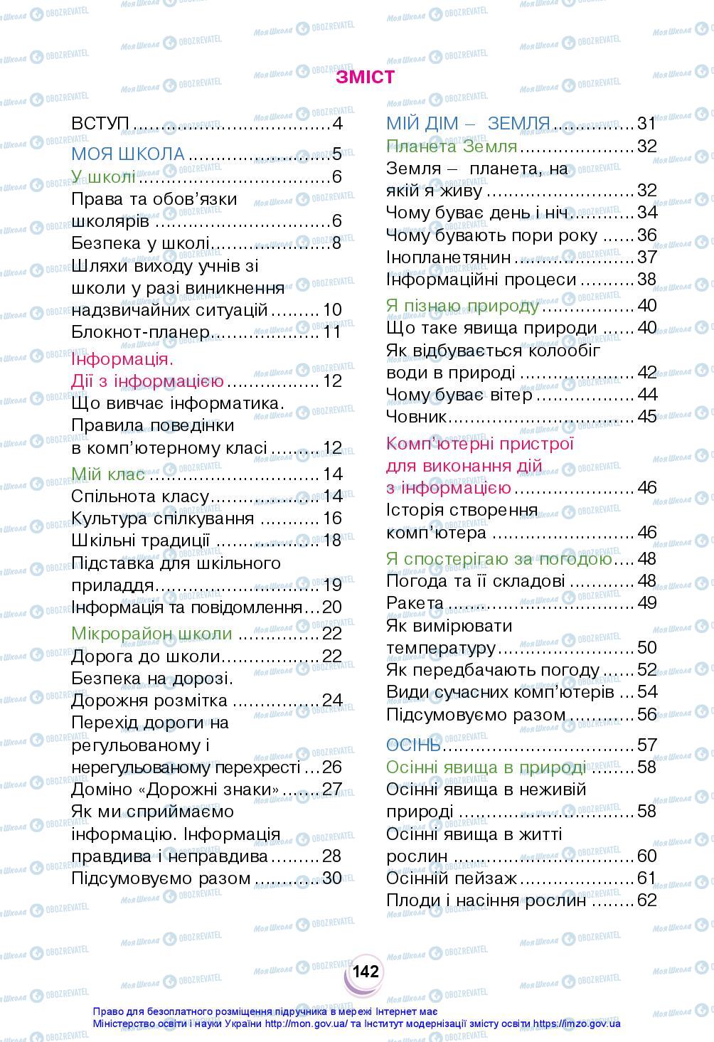 Підручники Я досліджую світ 2 клас сторінка 142