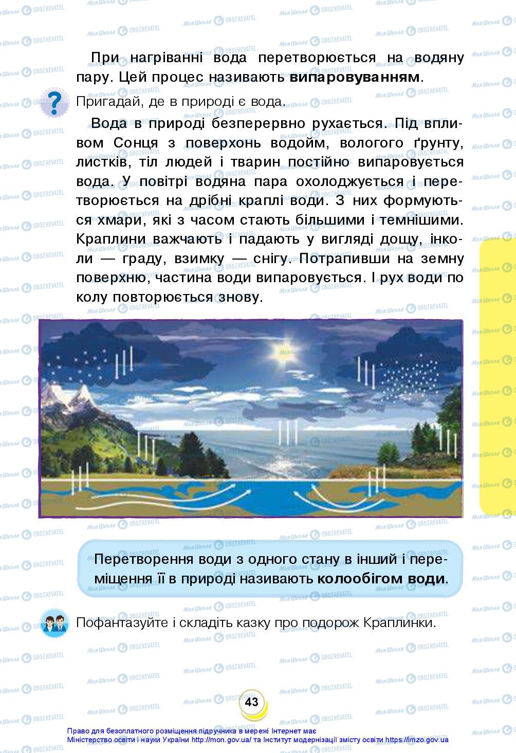 Підручники Я досліджую світ 2 клас сторінка 43