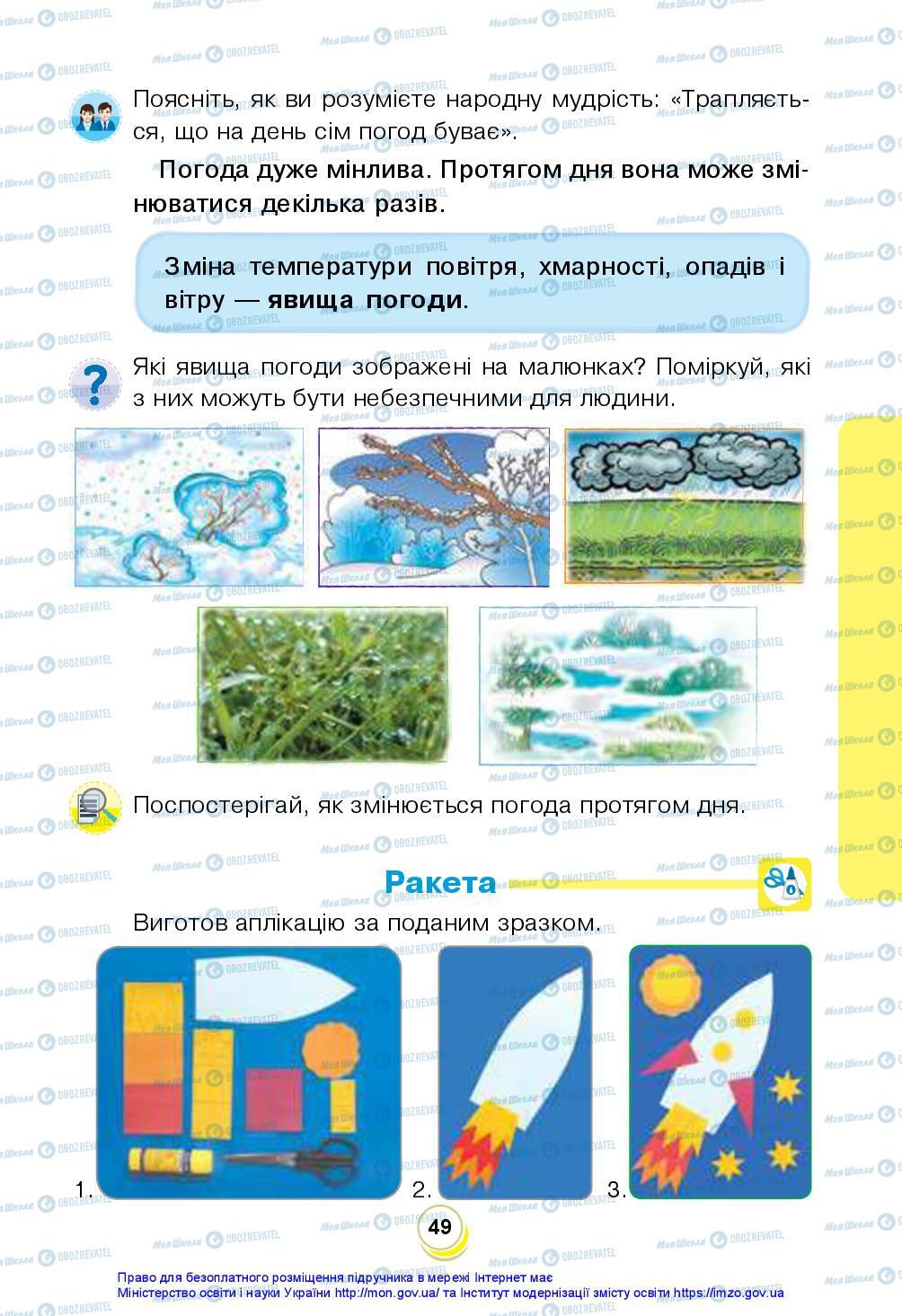 Підручники Я досліджую світ 2 клас сторінка 49