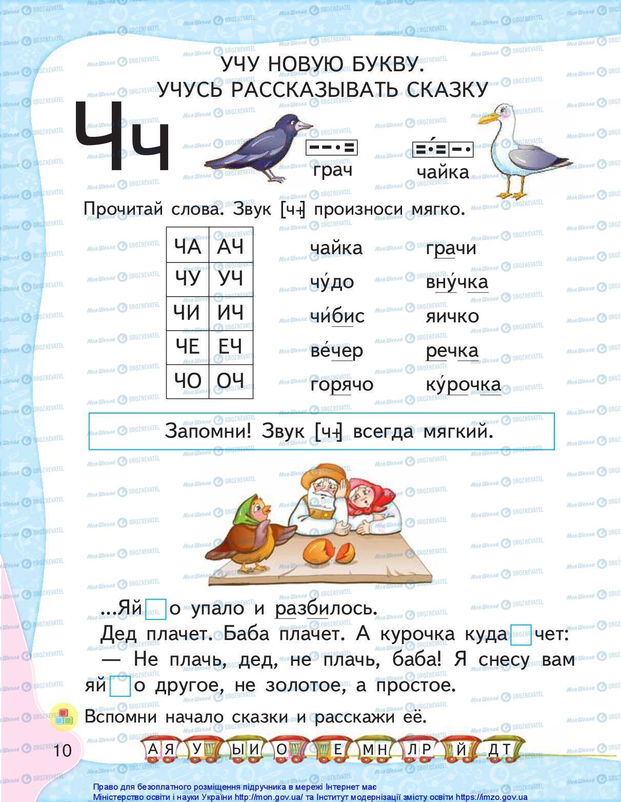 Учебники Русский язык 1 класс страница 10