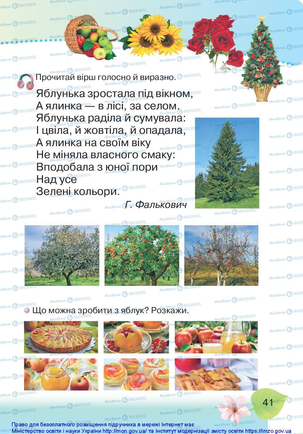 Учебники Укр мова 1 класс страница 41