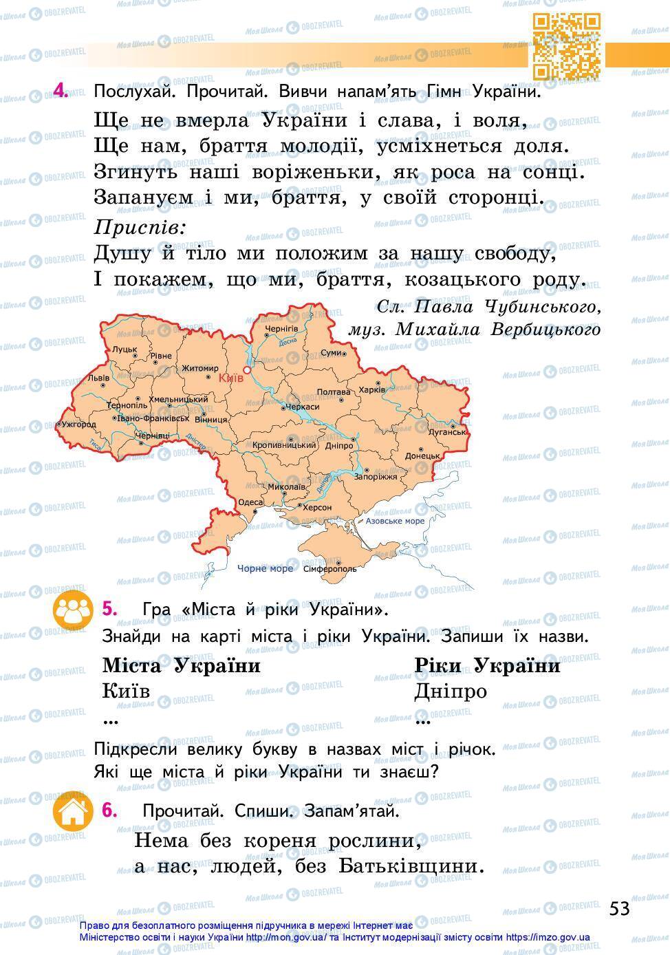 Підручники Українська мова 2 клас сторінка 53