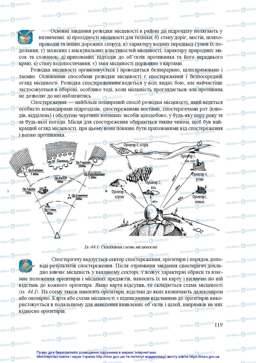 Підручники Захист Вітчизни 11 клас сторінка 119