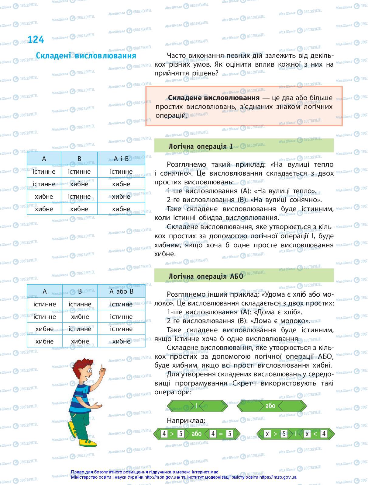 Підручники Інформатика 5 клас сторінка 124