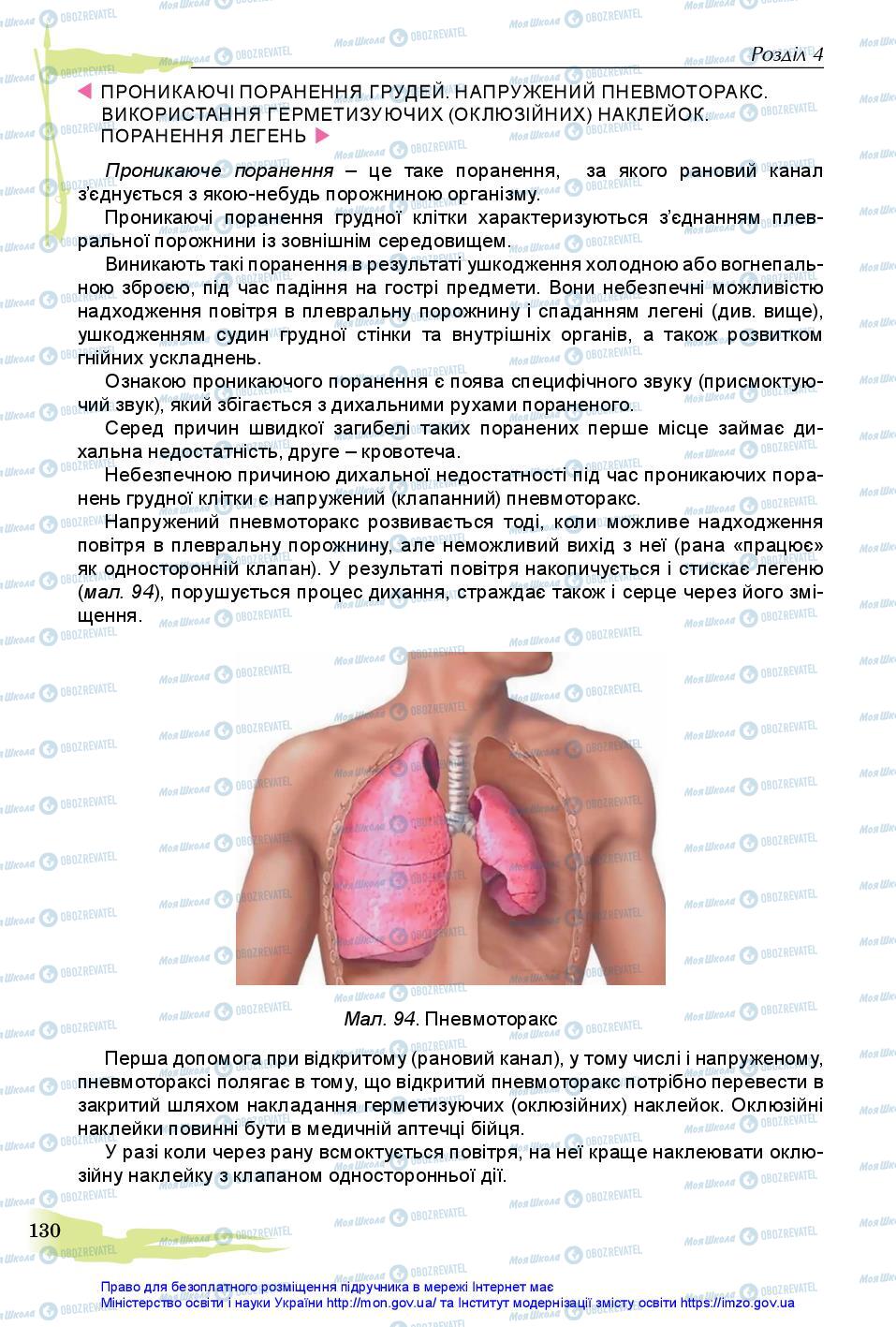 Підручники Захист Вітчизни 11 клас сторінка 130