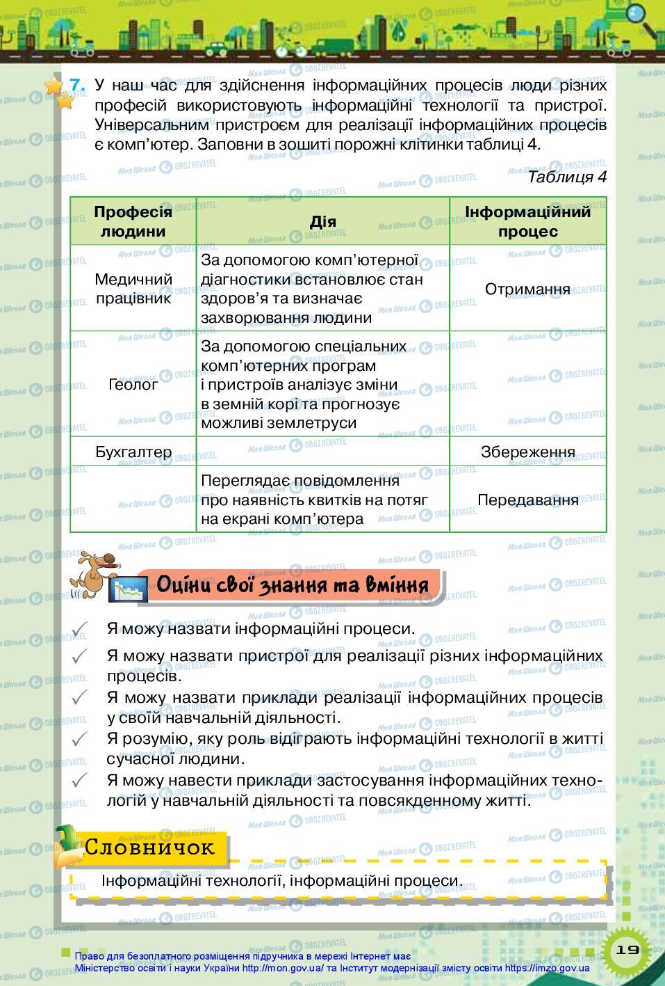 Учебники Информатика 5 класс страница 19