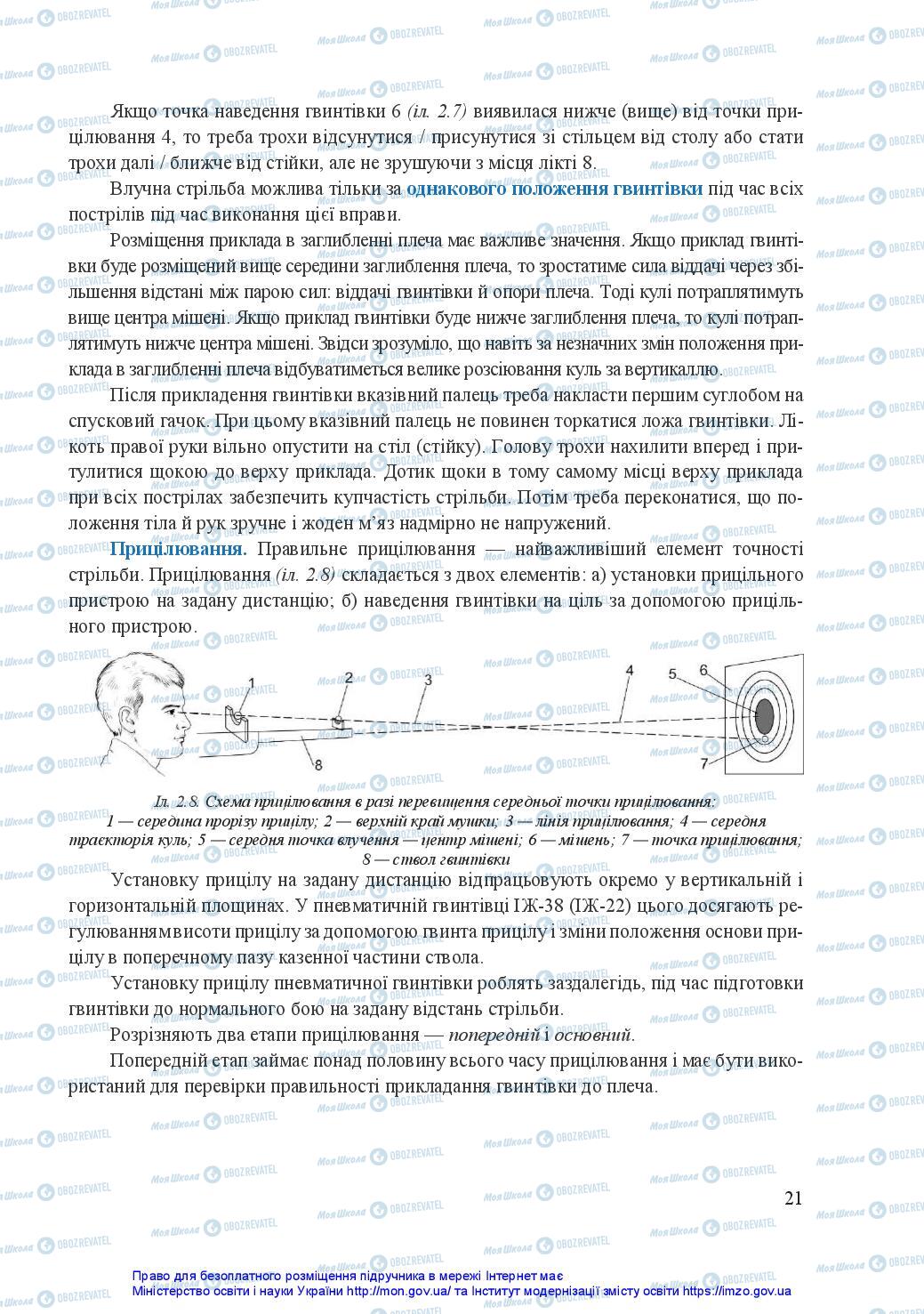 Підручники Захист Вітчизни 11 клас сторінка 21