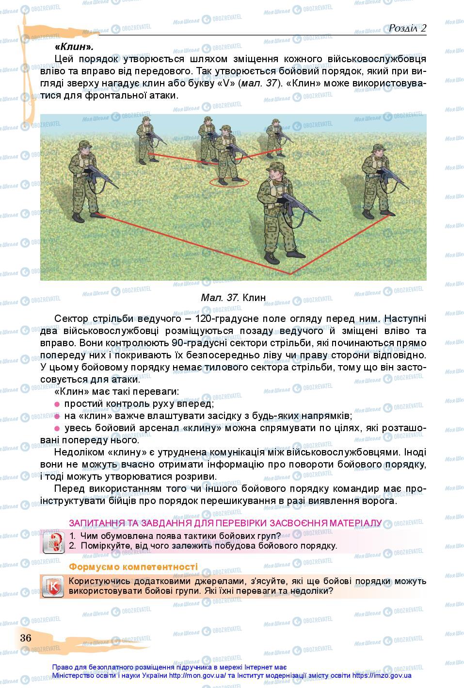 Учебники Защита Отечества 11 класс страница 36