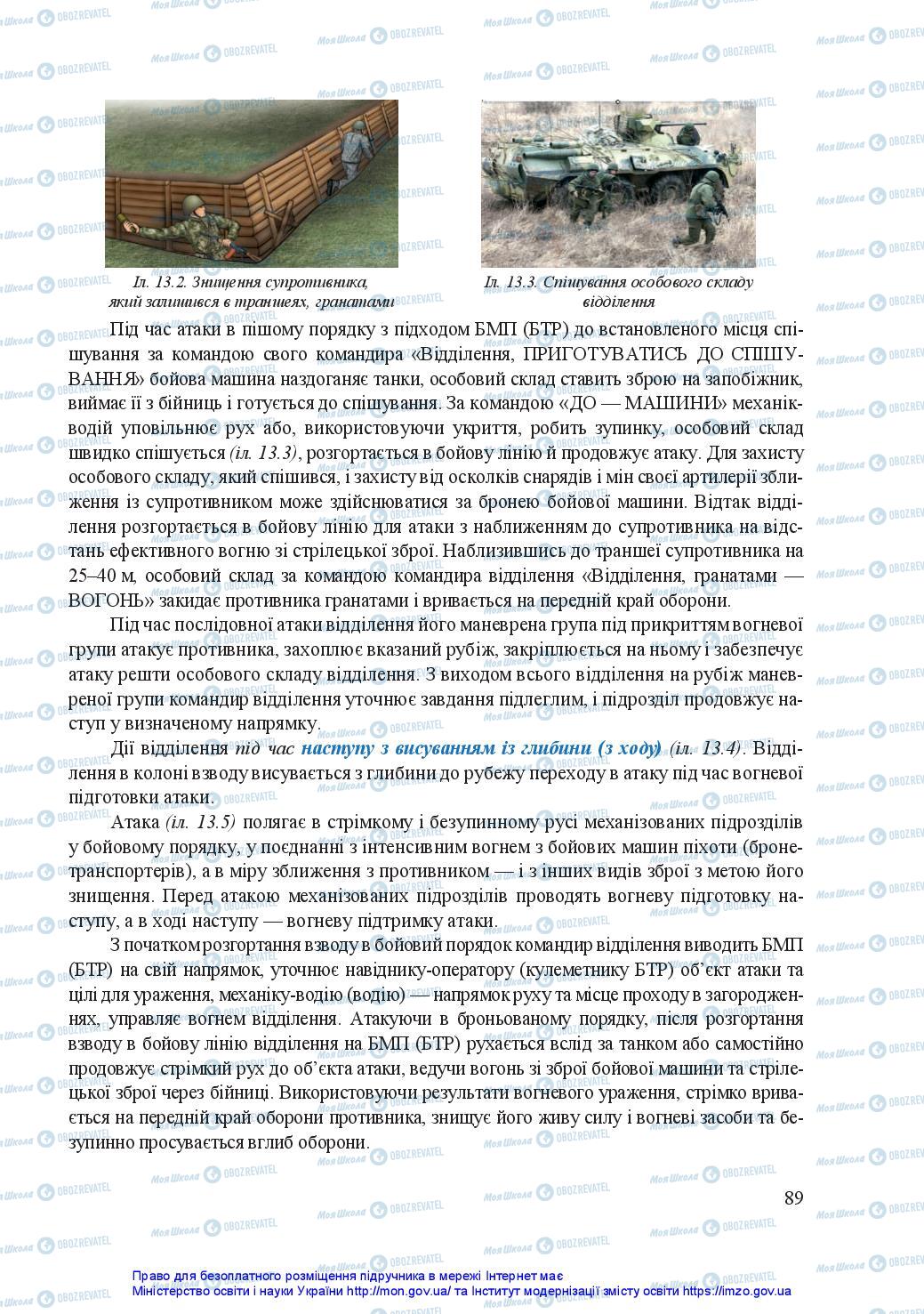 Підручники Захист Вітчизни 11 клас сторінка 89