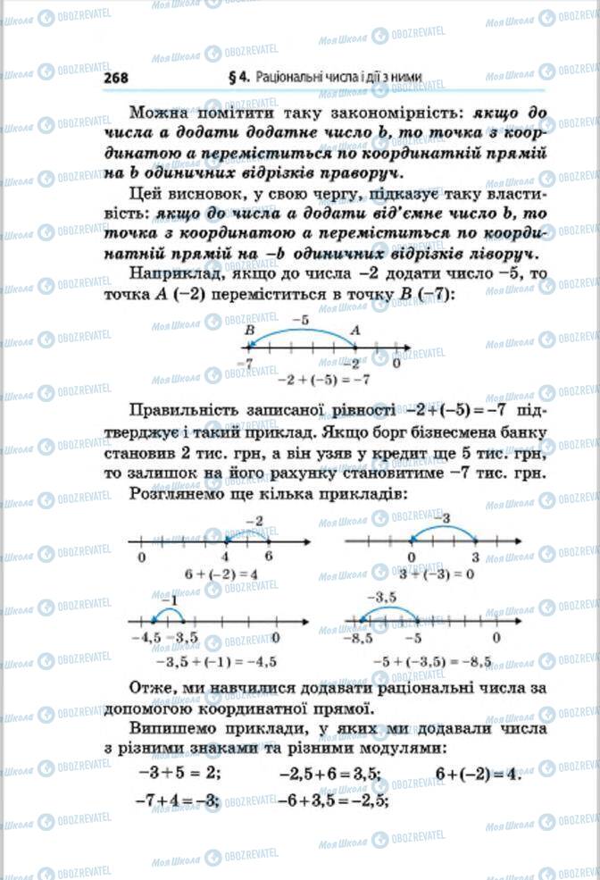 Підручники Математика 6 клас сторінка 268