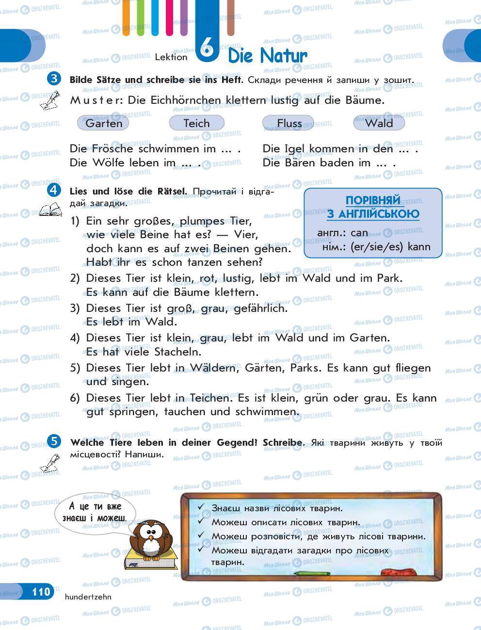 Учебники Немецкий язык 5 класс страница 110