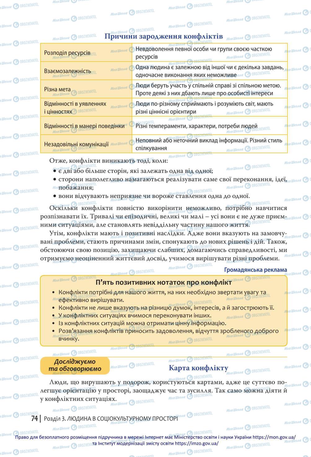 Підручники Громадянська освіта 10 клас сторінка 74