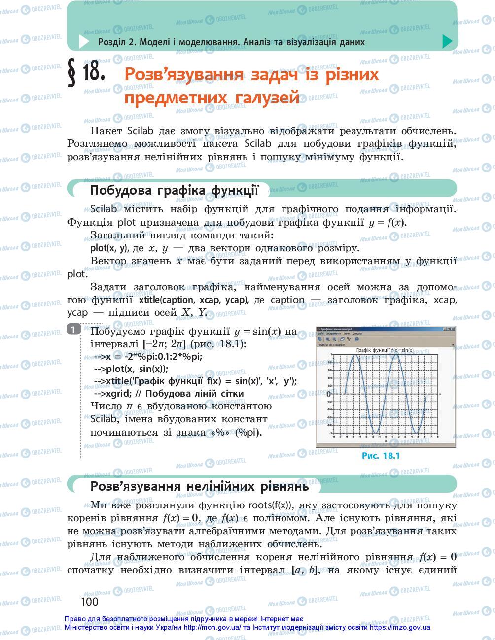 Підручники Інформатика 10 клас сторінка 100