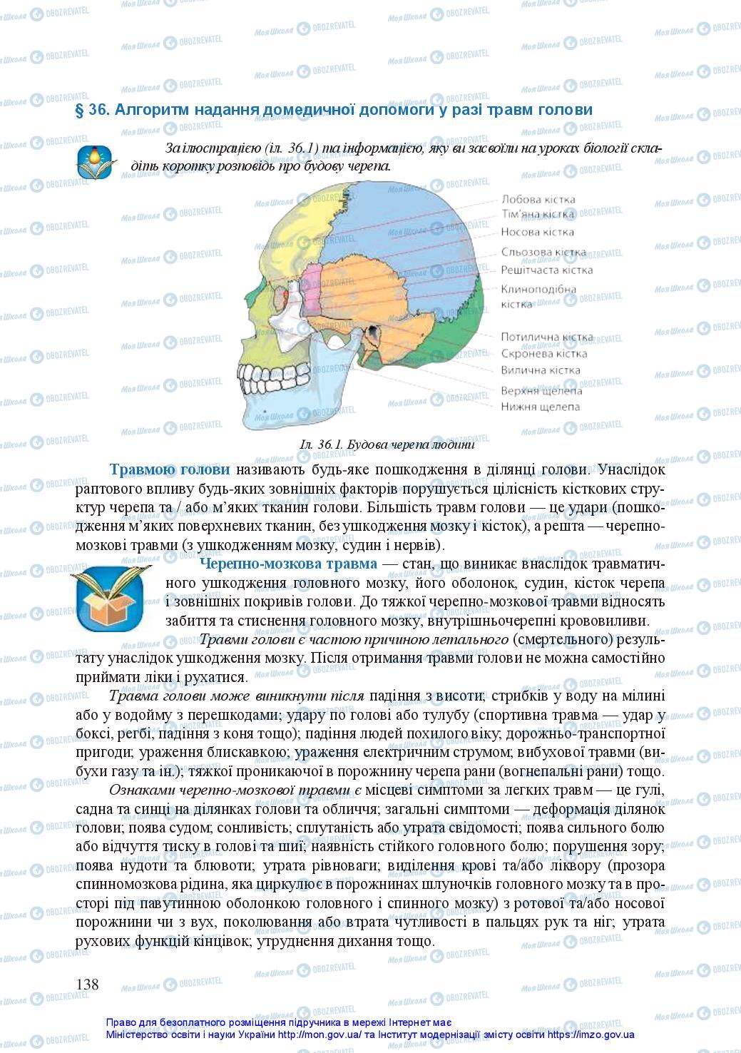 Підручники Захист Вітчизни 10 клас сторінка 138