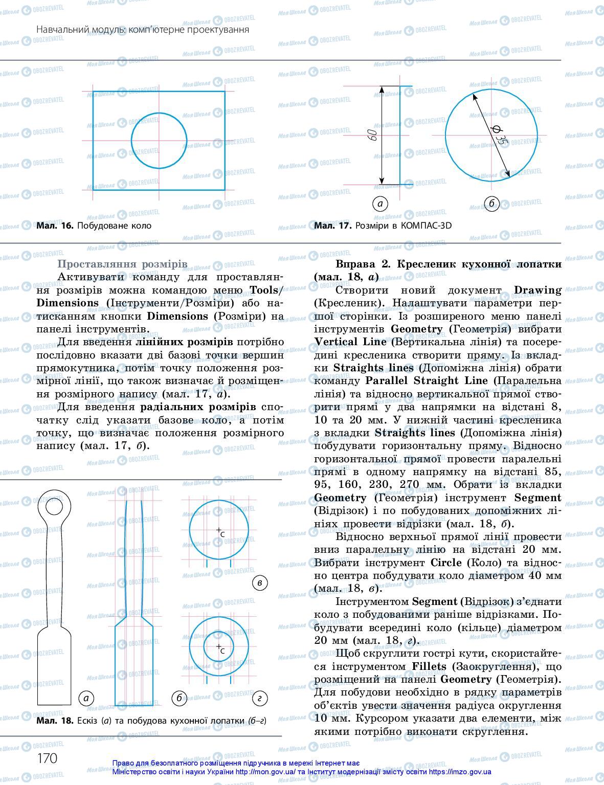 Підручники Технології 10 клас сторінка 170