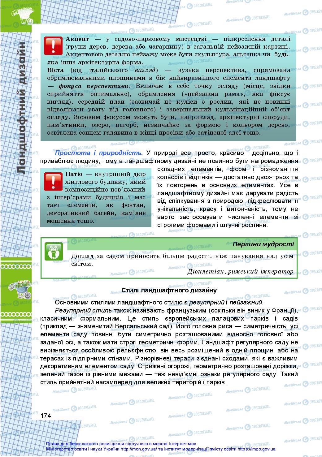 Підручники Технології 10 клас сторінка 174