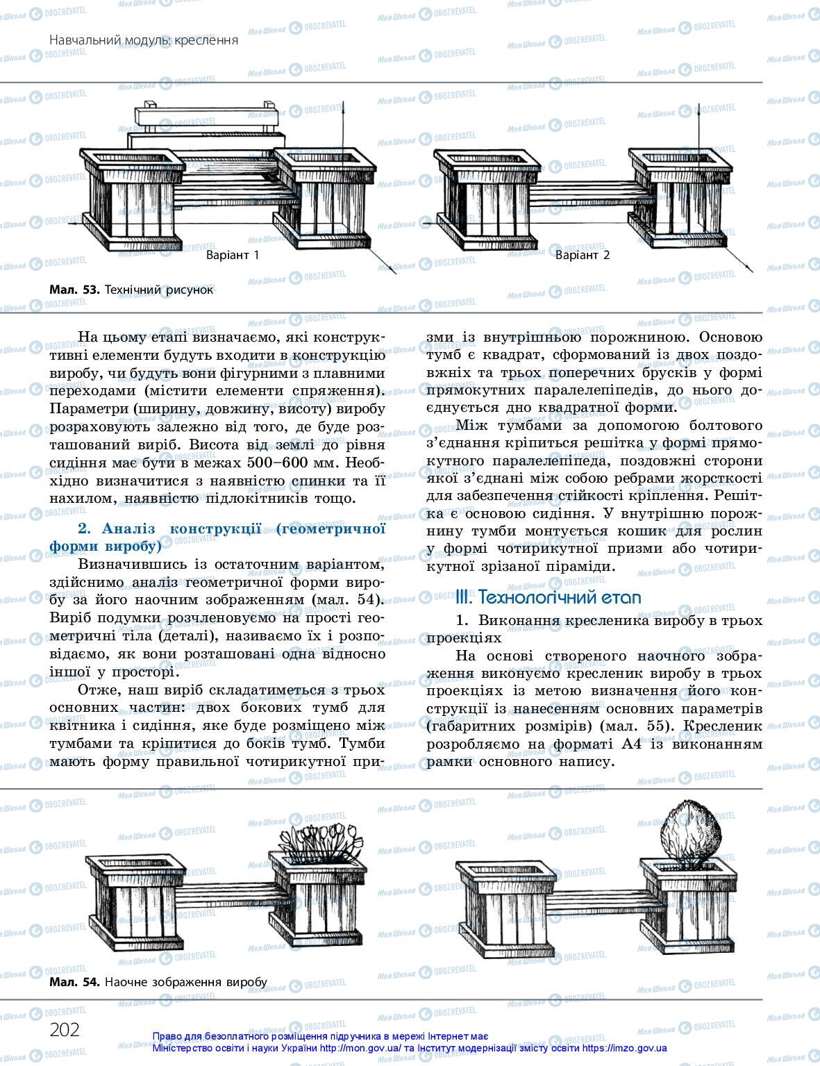 Учебники Технологии 10 класс страница 202