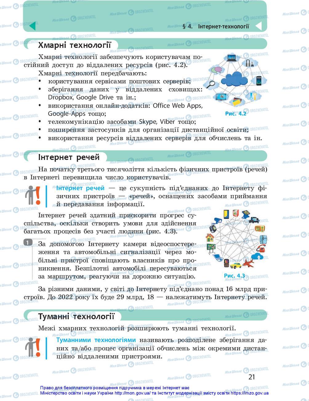 Підручники Інформатика 10 клас сторінка 21