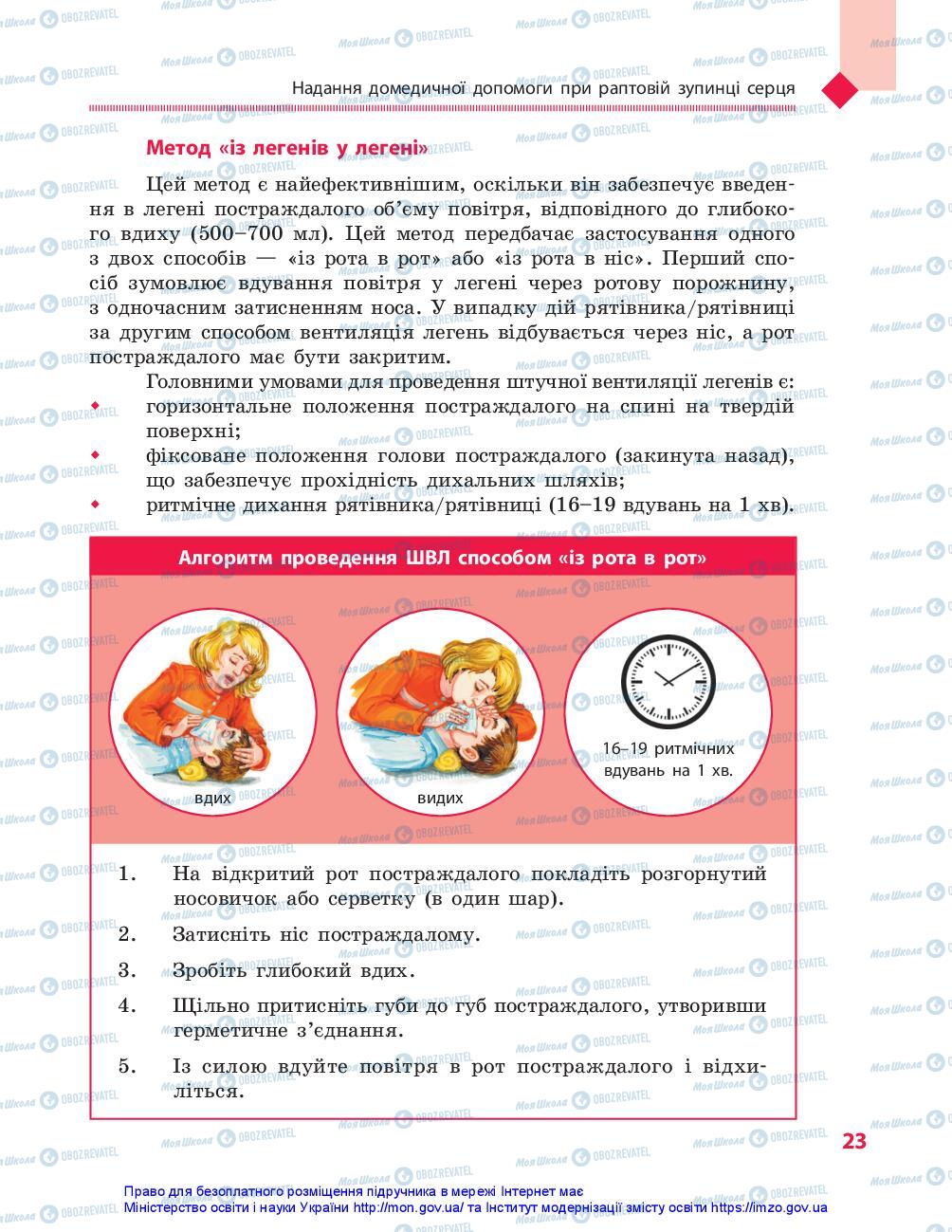 Підручники Захист Вітчизни 10 клас сторінка 23